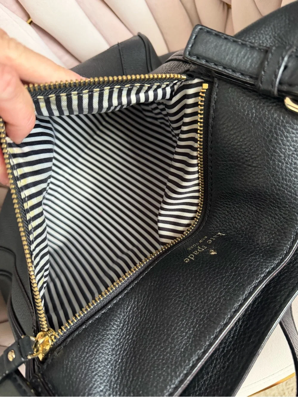 Kate Spade ♠️ New York Cobble Hill Peters Pebbled Leather Tote 🖤